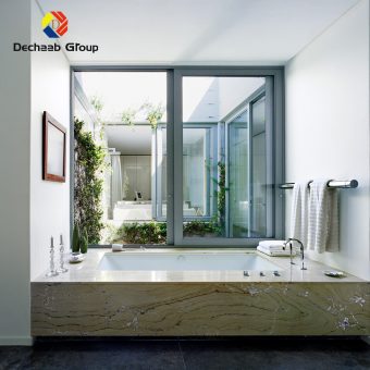 Modern Aluminum Frame Sliding Window with Grill Design for Africa Project - Sliding window - 1