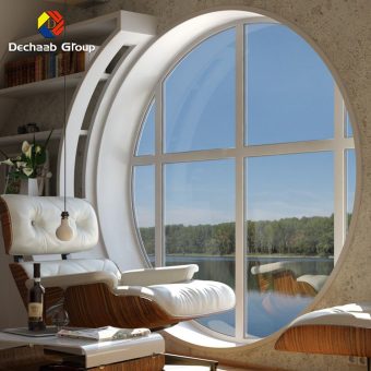 Aluminum Arch Shaped Window with Guard Design for Exterior House Use - Sliding window - 1